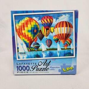 New Sealed Lafayette Puzzle Factory "Hot Air Balloons II" 1000 pc puzzle